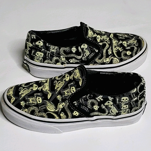 dinosaur vans slip ons